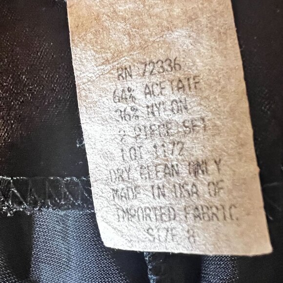 Vintage Barrie Stephens Black Velvet Womens Jacket W/Gold Embroidery Size 8 - Picture 5 of 10